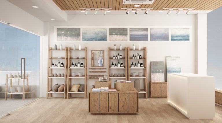 Authentic Maldives shop interior design