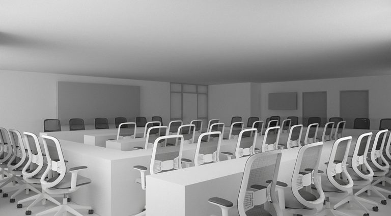 Stelco training room interior design